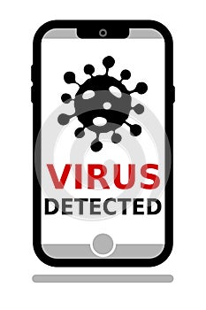 Mobile phone virus detection app