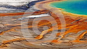 Magical Eye, Yellowstone, Natural Colors Background