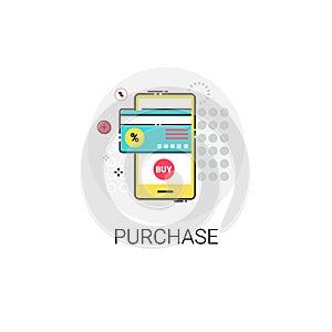 Mobile Purchase Shopping Online Icon