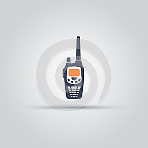 Mobile radio isolated vector icon