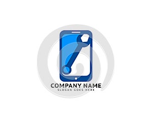 Mobile Repair Logo Design Template