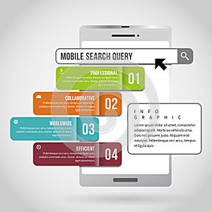 Mobile Search Query Infographic