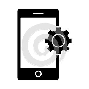 Mobile settings Vector icon which can easily modify or edit