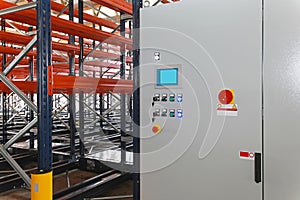 Mobile shelving control