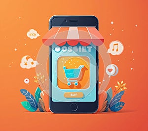 Mobile Shopping App Interface Design