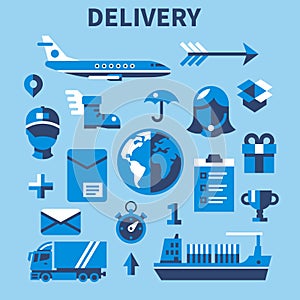 Mobile shopping communication and delivery service