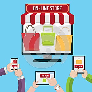 Mobile shopping concept