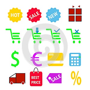 Mobile shopping illustration