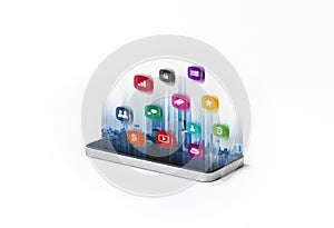 Mobile smart phone applications technology