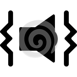 Mobile Smart Phone Sound Vibrate Mode Vector Icon