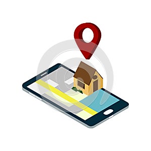 Mobile smartphone gps navigation