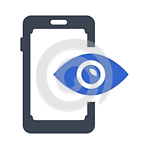 Mobile spy icon