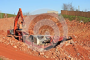 Mobile stone crusher