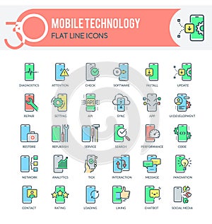 Mobile Technology Icons