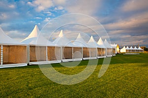 Mobile tent for trade show