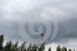 Mobile tower in the forest 30743