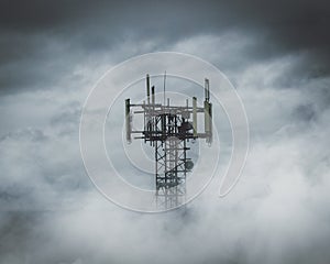 Mobile tower in the sky