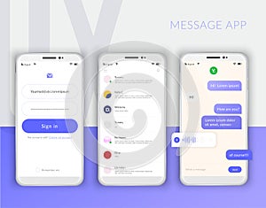 Mobile UI Template Set