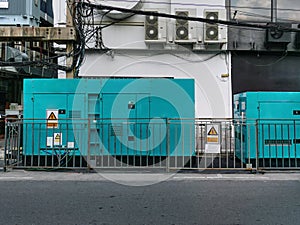 Mobile Unit of Emergency Electric Power Generator at Site