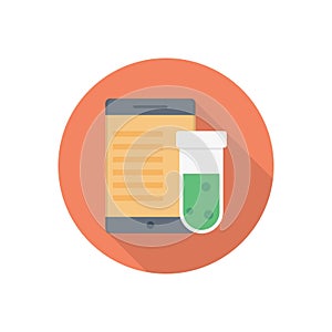 Mobile vector flat colour icon