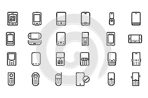 Mobile Vector Line Icons 2