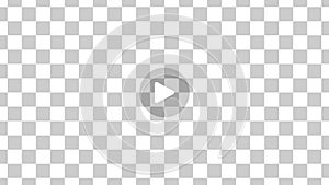 Mobile video player screen template app, ui, ux. Play, push, click, record button icon. Empty movie computer, television screen.