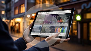 mobility financial data tablet