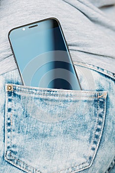 Mobility internet access gadget phone jeans pocket