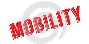 Mobility rubber stamp