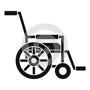 Mobility wheelchair icon, simple style