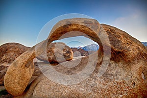 Mobius Arch in Alabama Hills, California