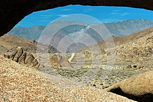 Mobius Arch in Alabama Hills, Sierra Nevada, California, USA