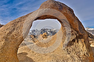 Mobius Arch and Mt Whitney