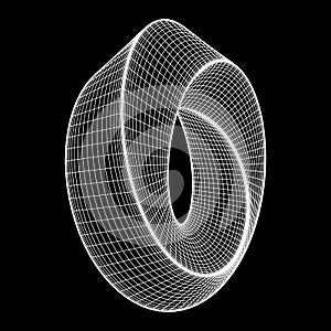 Mobius strip ring sacred geometry