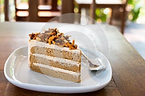 Mocca almond cake photo