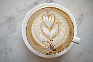 Mocha CaffÃ© latte photo