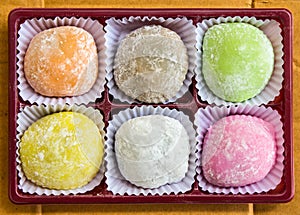 Mochi dessert. photo