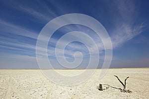 Mock graves on Sua Pan photo