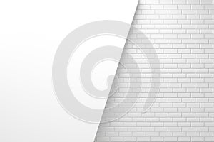 mock up brick wall background 3D illustration rendering