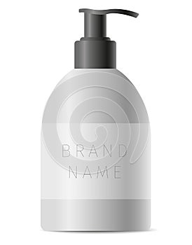 Mock up cosmetic bottle for branding concept - soap, shampoo, gel, lotion