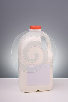 Mock up plastic gallon of milk