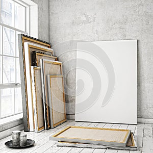 Mock up posters frames photo