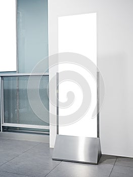 Mock up Sign stand media Advertisement indoor Public Building