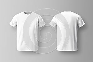 mock up t-shirt on grey background