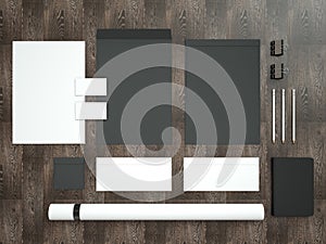 Mockup business template. Set of elements for branding identity