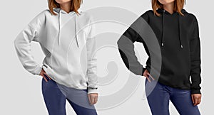 Mockup clothes setin two colors