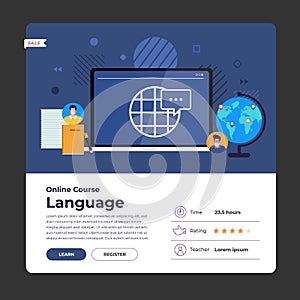 Online course education