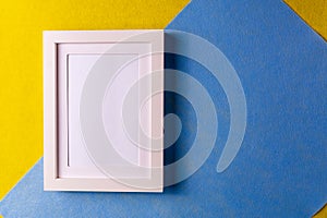 Mockup. Abstract minimalism colofrul paper background with empty