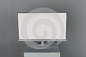 Mockup monitor with space to insert your text for your purposes. photo