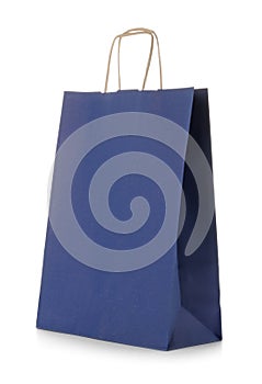 Mockup of paper shopping bag